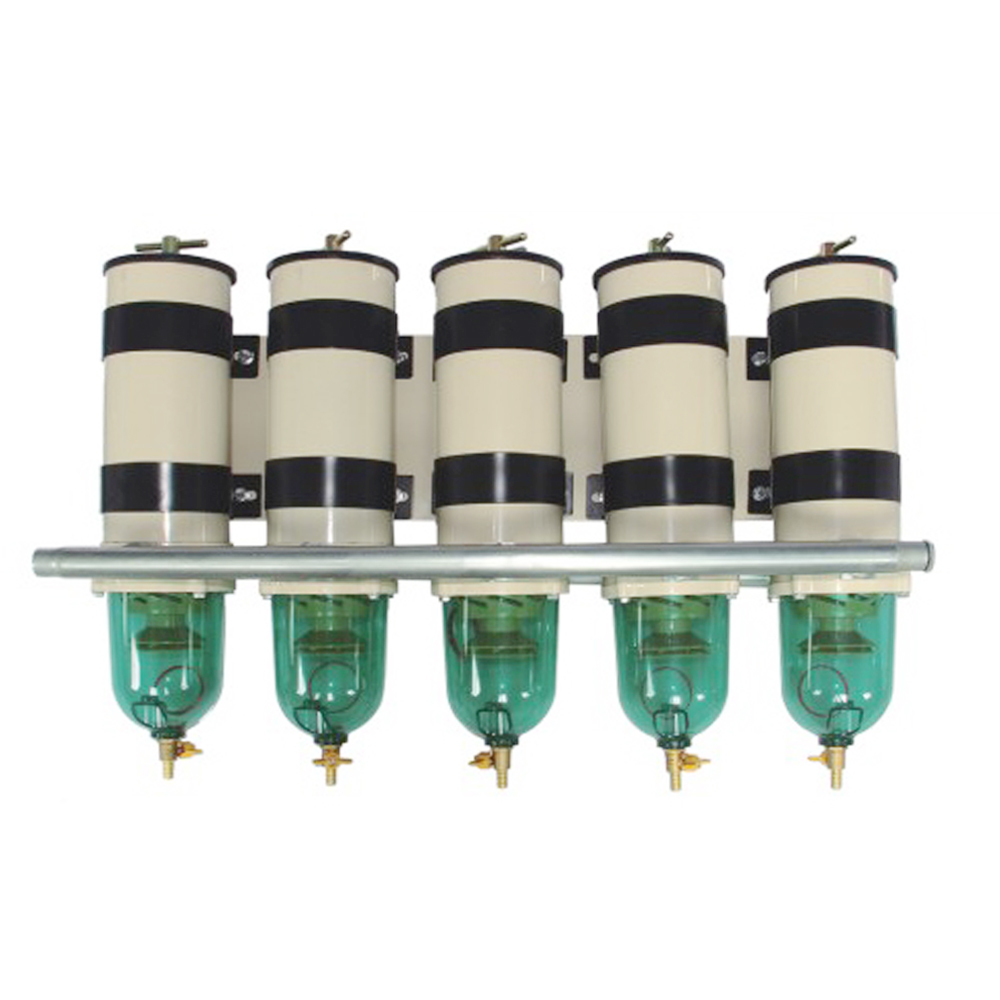 1000FG Five-Unit Straight Pipe Oil-Water Separator for Diesel Engines and Industrial Equipment