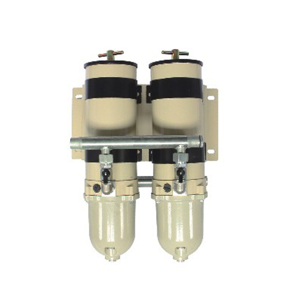 1000FG Two-Unit Straight Pipe Oil-Water Separator with Switch for Marine Engines & Diesel Systems