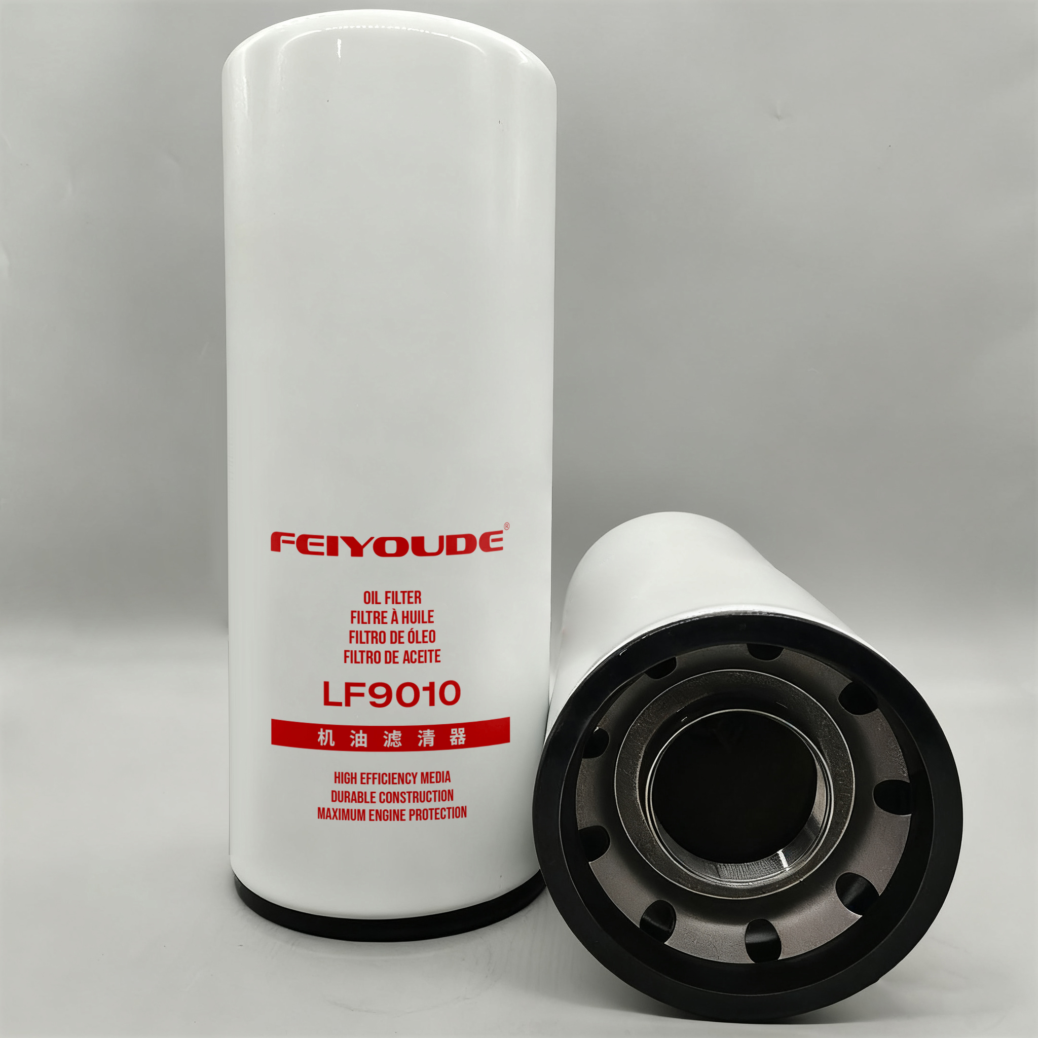 Feiyoude LF9010 Lube Oil Filter for Cummins Diesel Engines – Spin-On Heavy-Duty Filtration