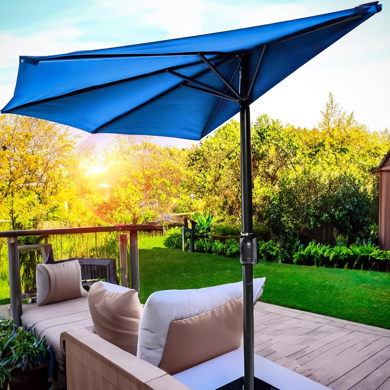 9' - By Trademark Innovations (Azure)