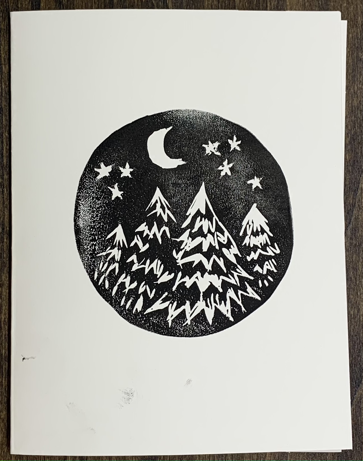 Trees Christmas Card