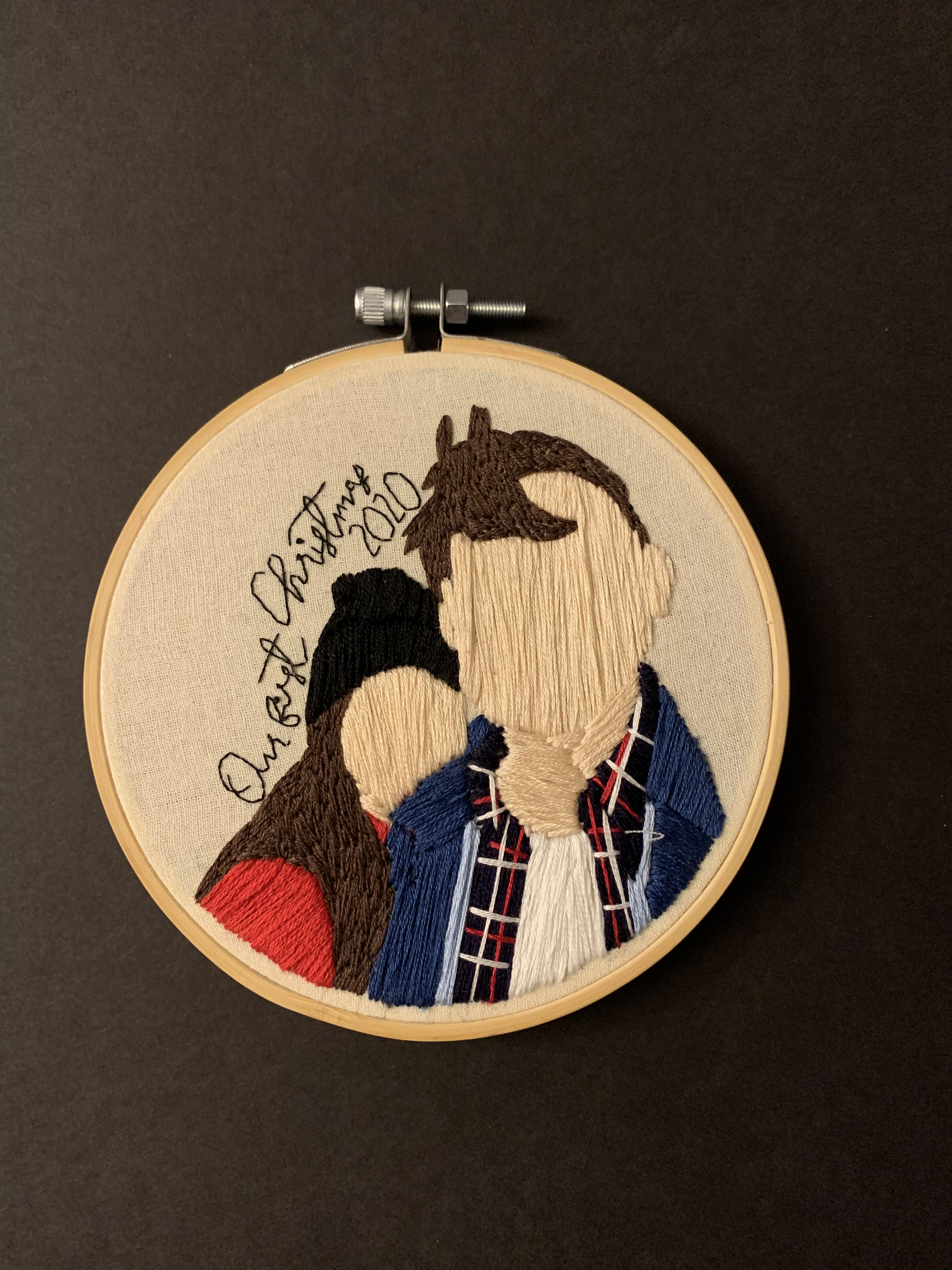 Hand Embroidered Family Portraits