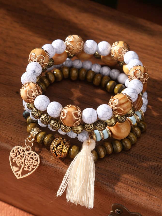 Bohemian Beaded Bracelet set