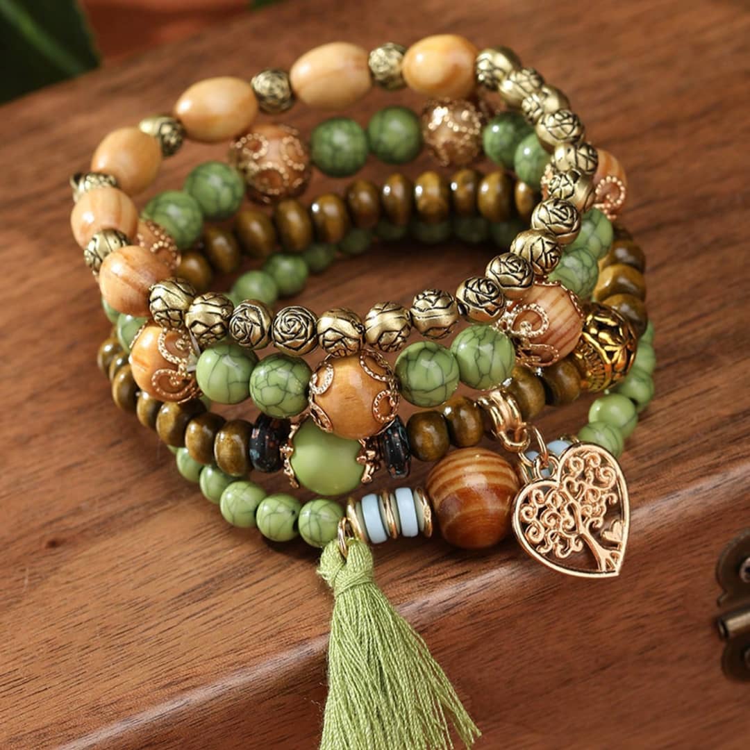 Bohemian Beaded Bracelet set