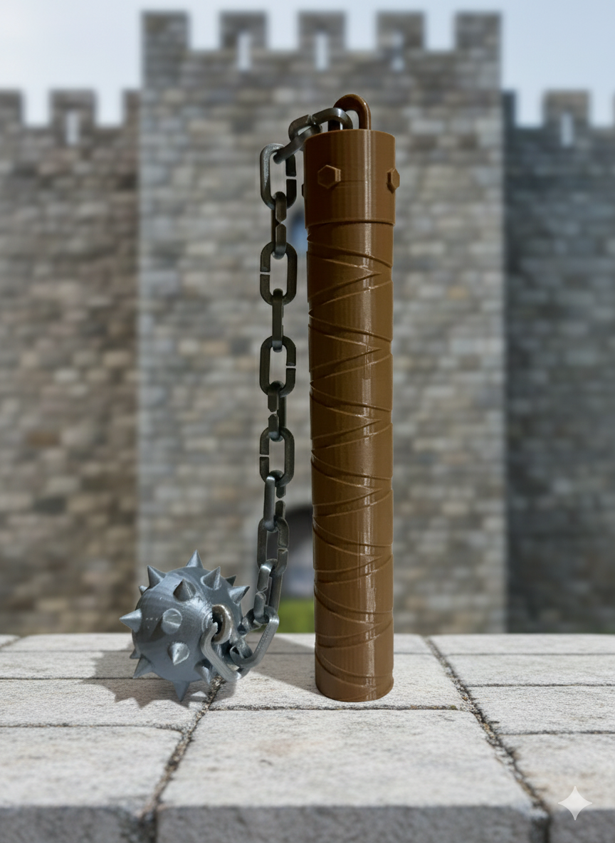Prop Medieval Flail - Paint Ready