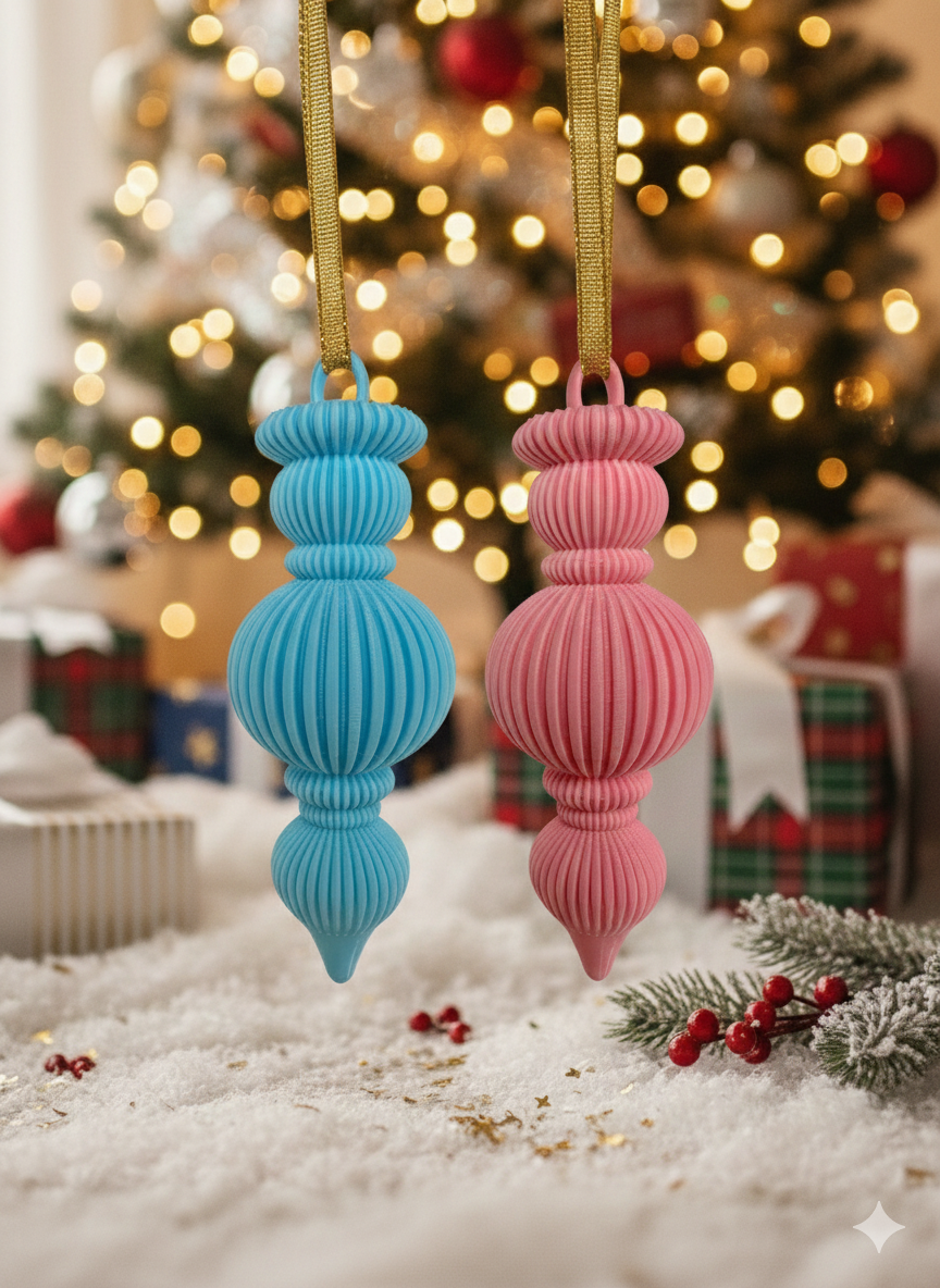 Christmas tree ornament Modern Christmas tree bauble