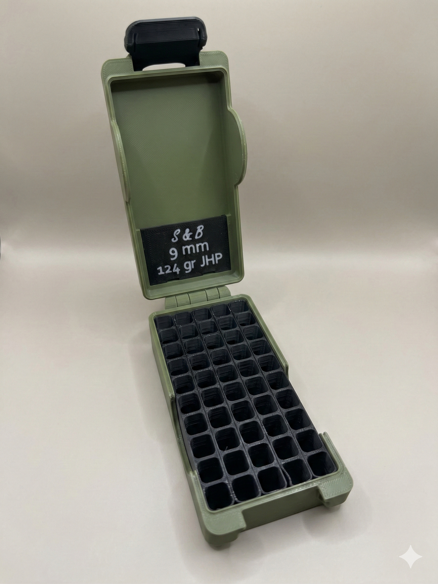 Snaplock 9mm 50 Count Ammo Box + Expanding Tray