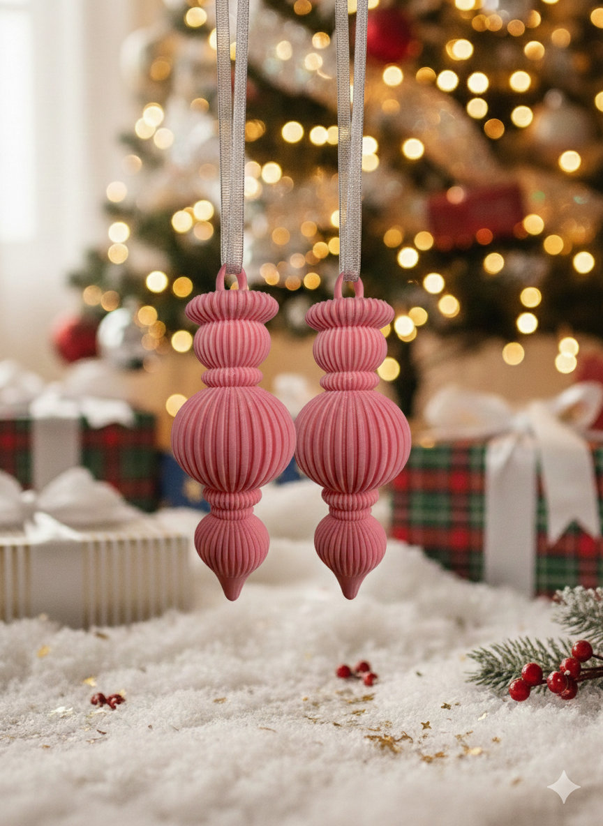 Christmas tree ornament Modern Christmas tree bauble