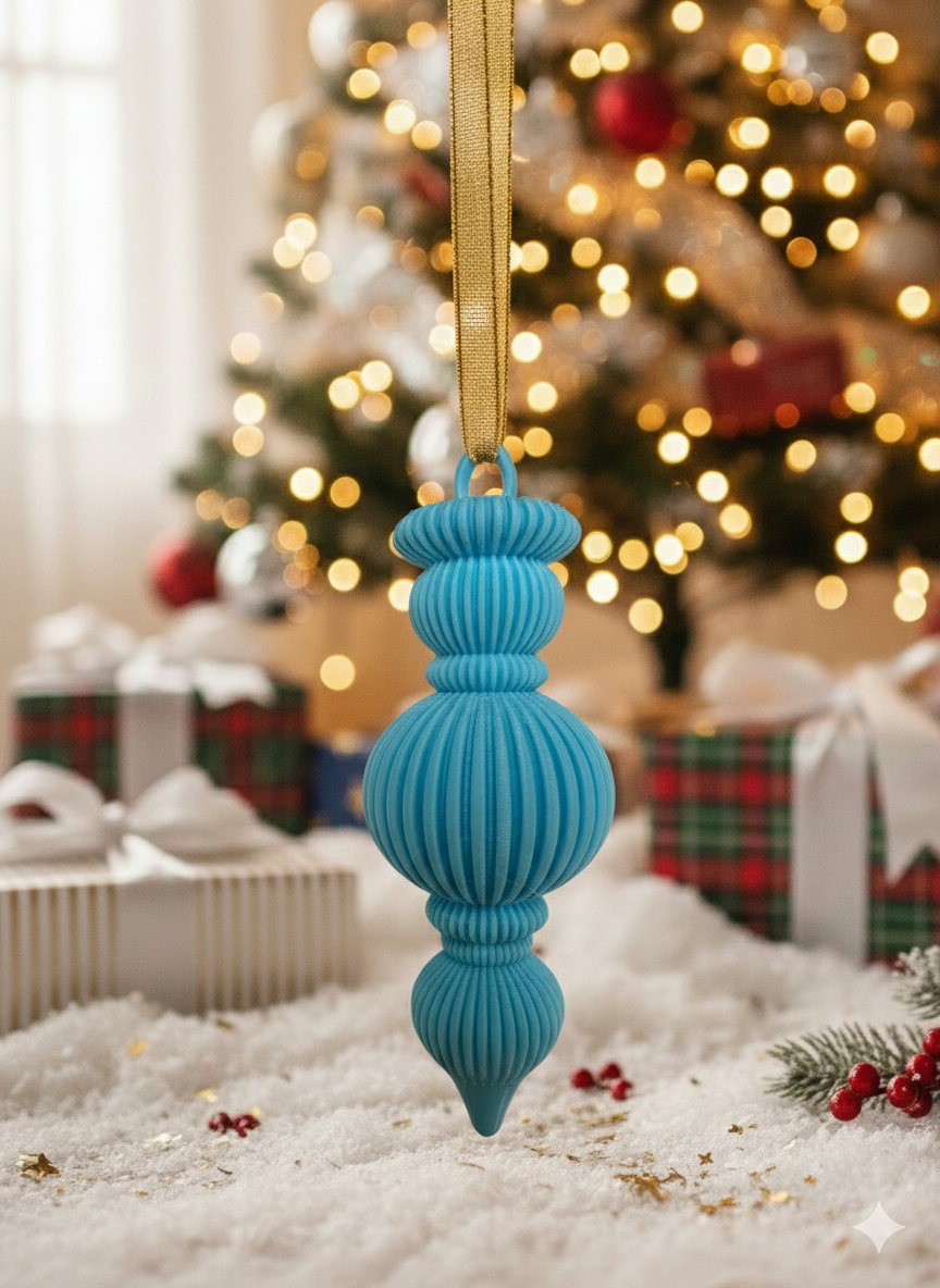 Christmas tree ornament Modern Christmas tree bauble