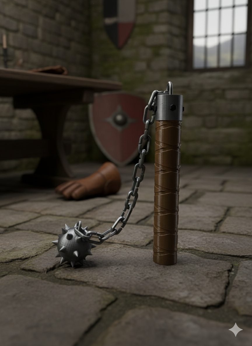Prop Medieval Flail - Multicolor
