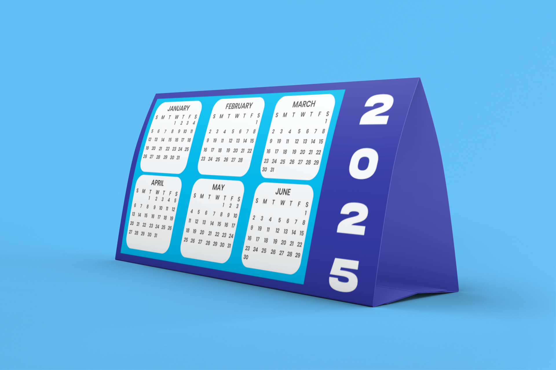 Tent Desk Calendar