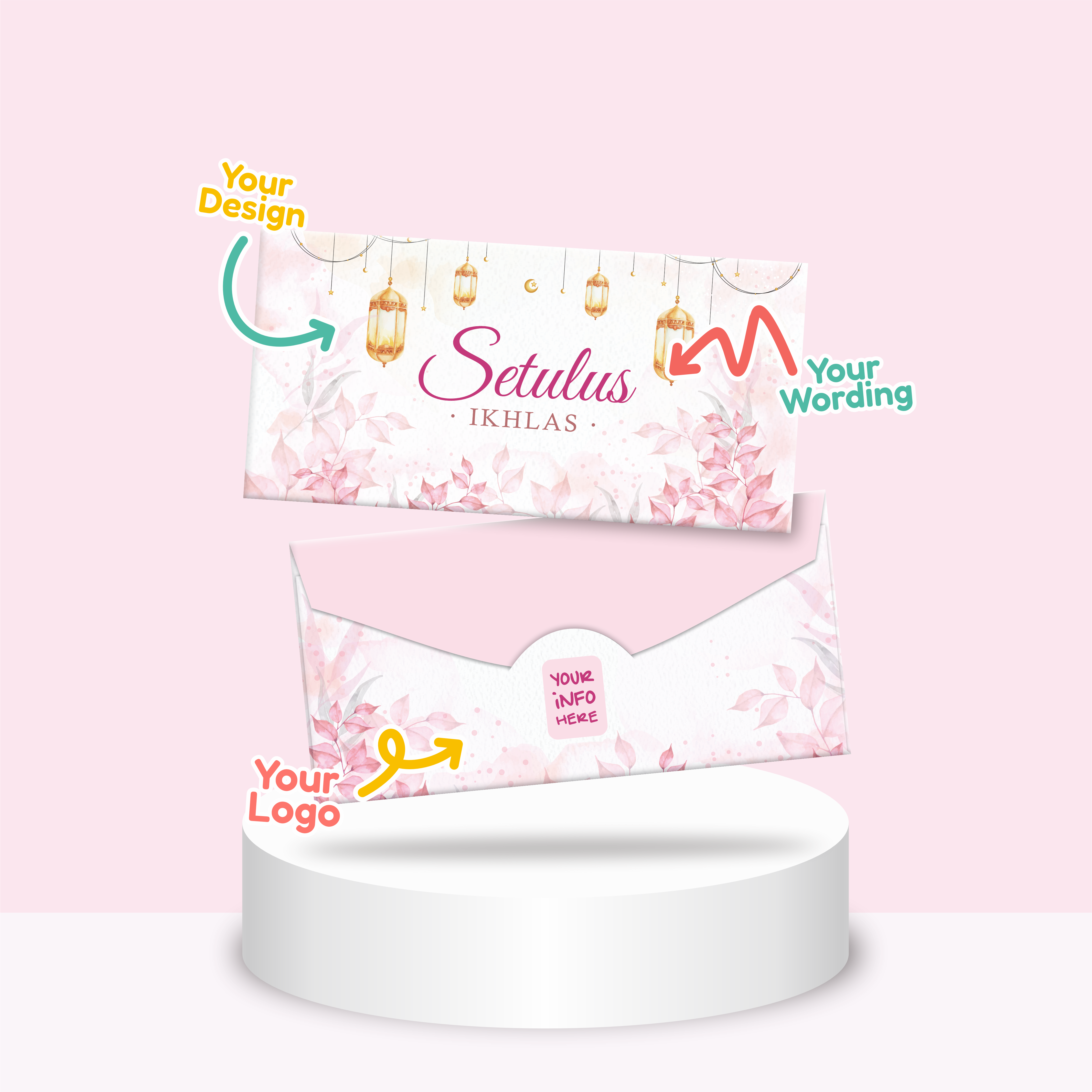 Sampul Raya Flower Theme