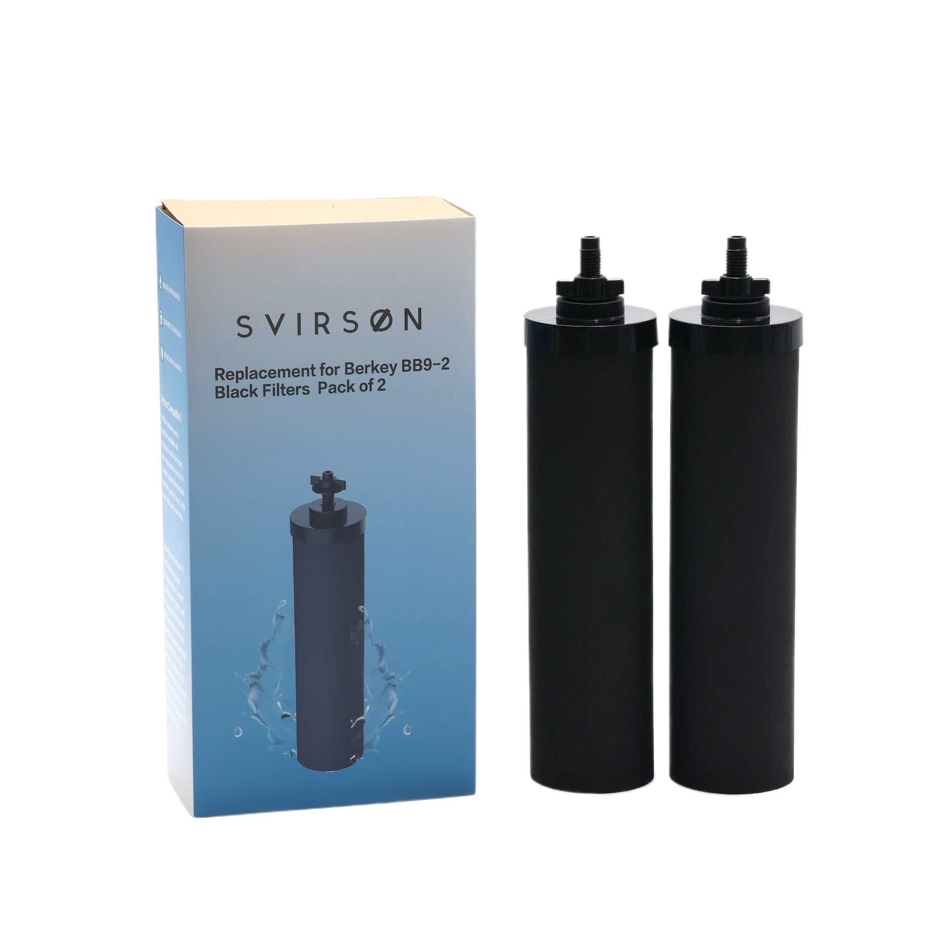 Replacement Berkey BB9-2 Black Filters