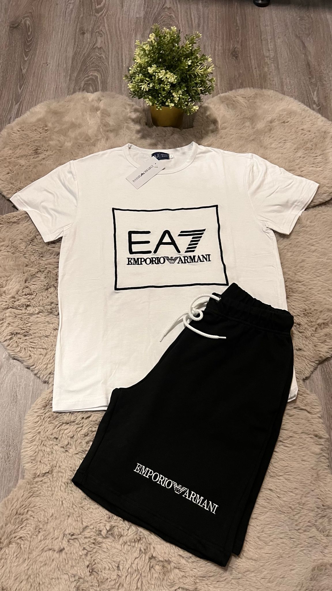 Emporio Armani EA7 T-Shirt and Shorts Set