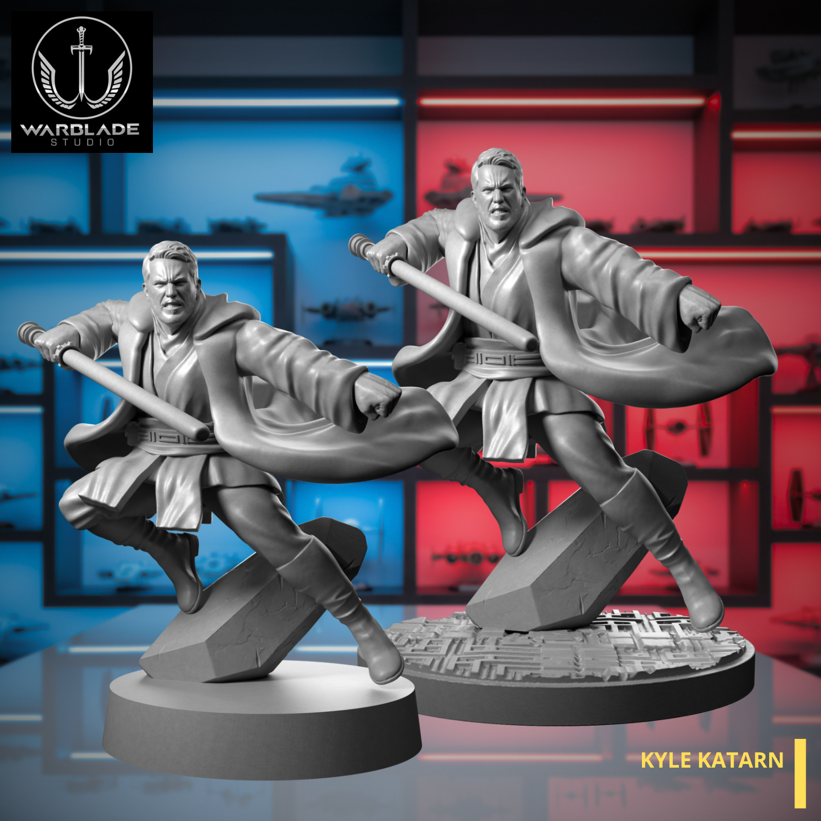 Kyle Katarn Miniature For Star Wars Legion Game, Resin, SCIFI, Tabletop, RPG, Skirmish
