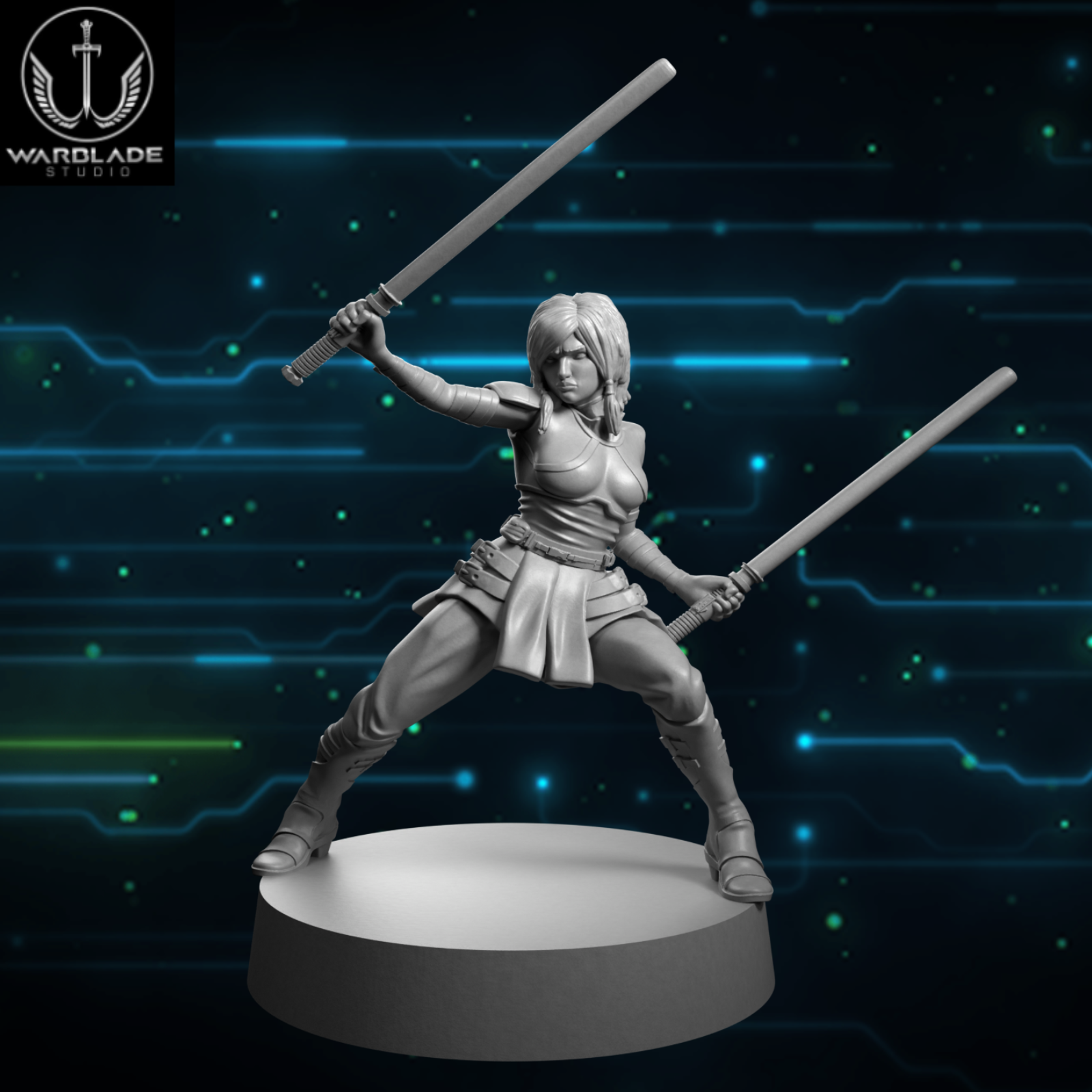 Serra Keto Miniature For Star Wars Legion Game, Resin, SCIFI, Tabletop, RPG, Skirmish