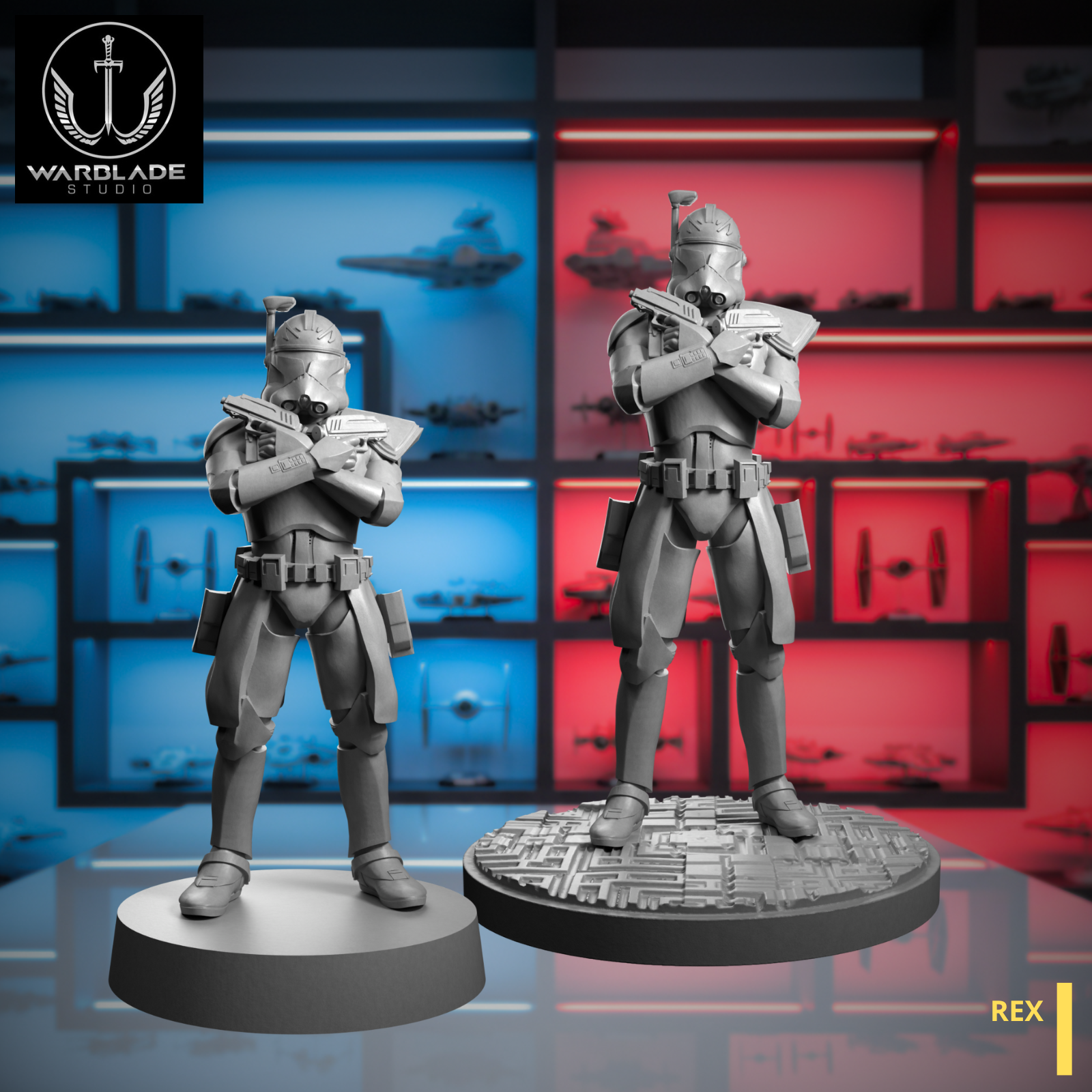 Rex Miniature For Star Wars Shatterpoint Game, Resin, SCIFI, Tabletop, RPG, Skirmish