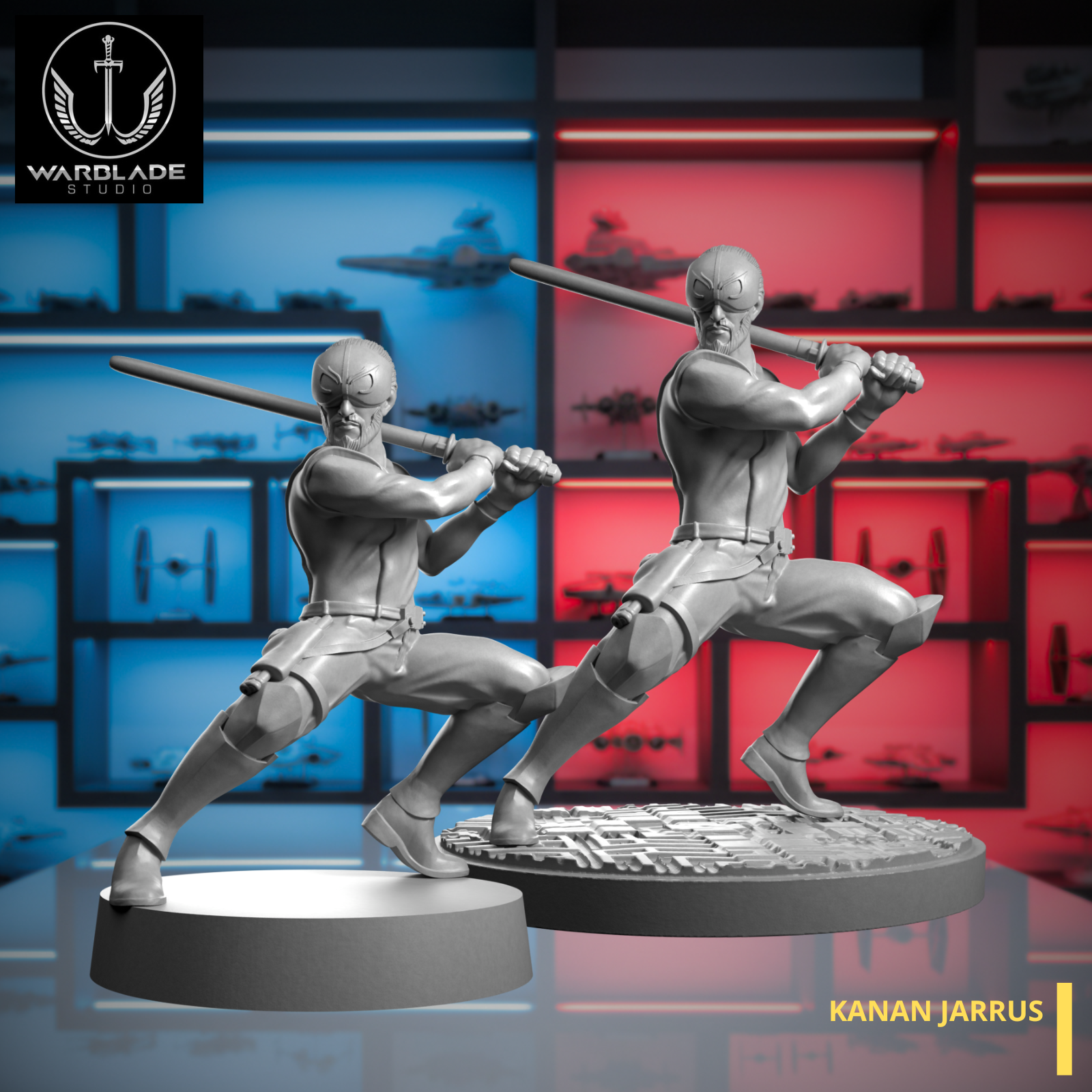 Kanan Jarrus Miniature For Star Wars Shatterpoint Game, Resin, SCIFI, Tabletop, RPG, Skirmish