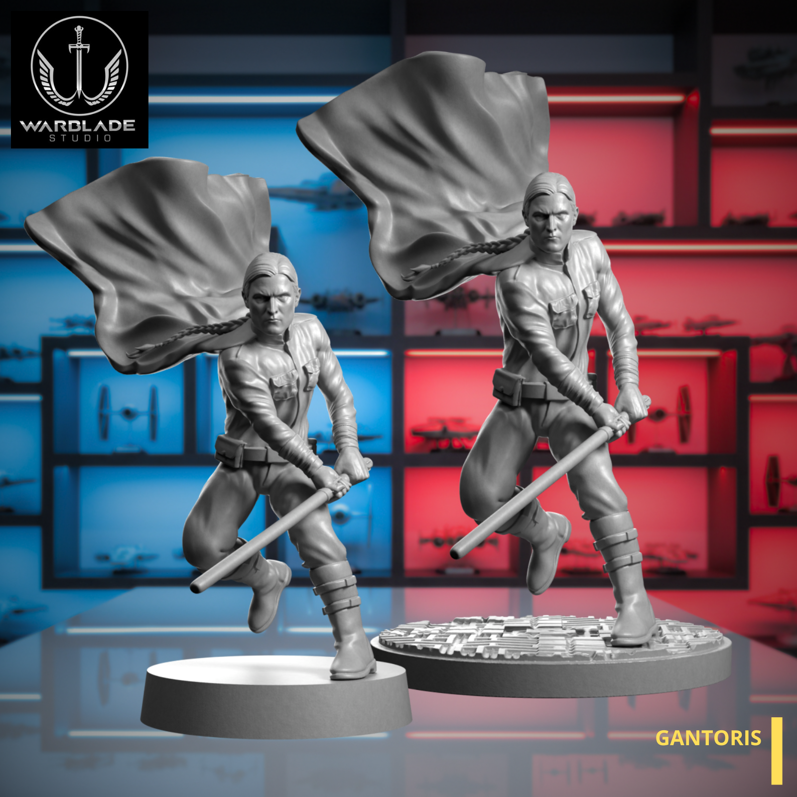 Gantoris Miniature For Star Wars Legion Game, Resin, SCIFI, Tabletop, RPG, Skirmish