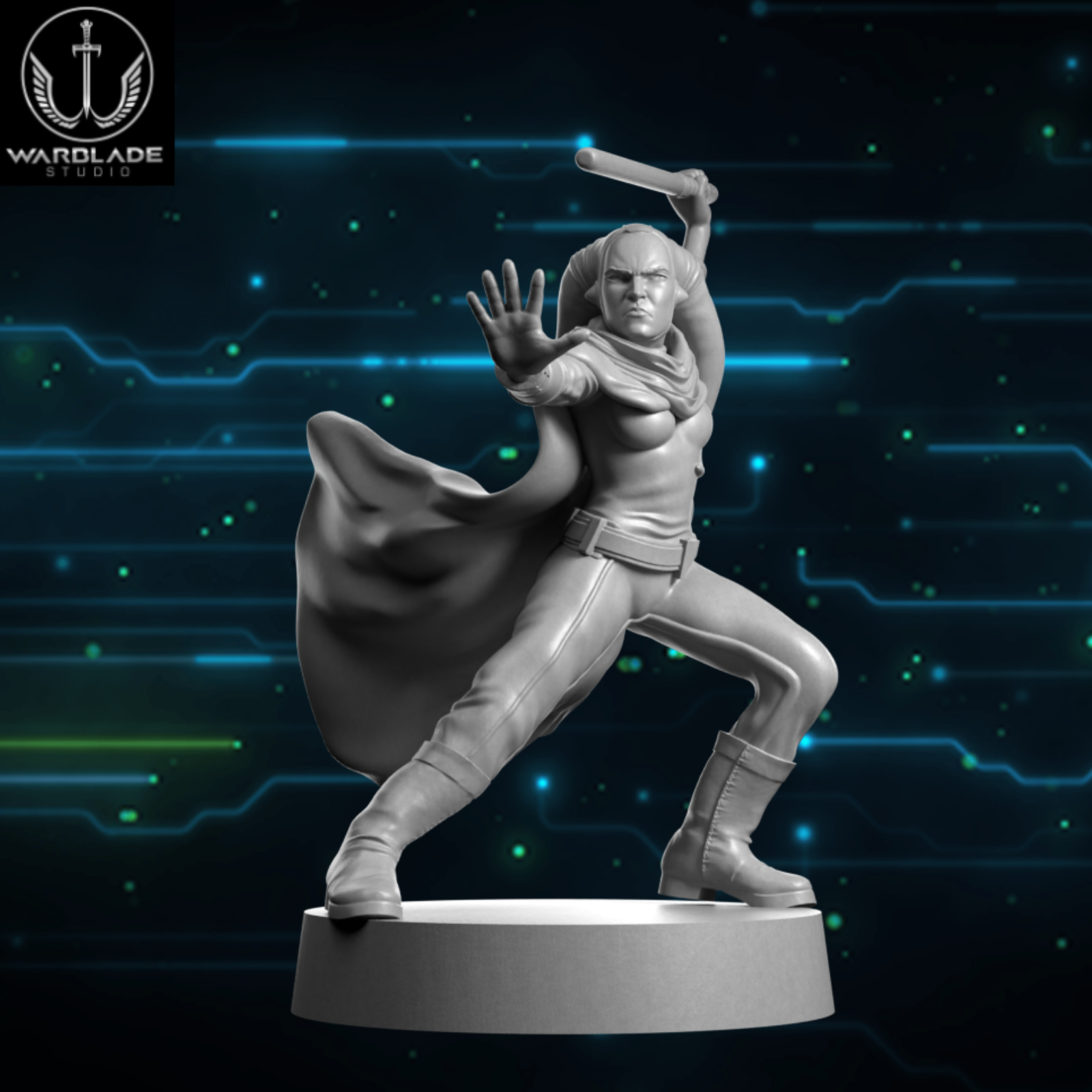 Devon Izara Miniature For Star Wars Shatterpoint Game, Resin, SCIFI, Tabletop, RPG, Skirmish