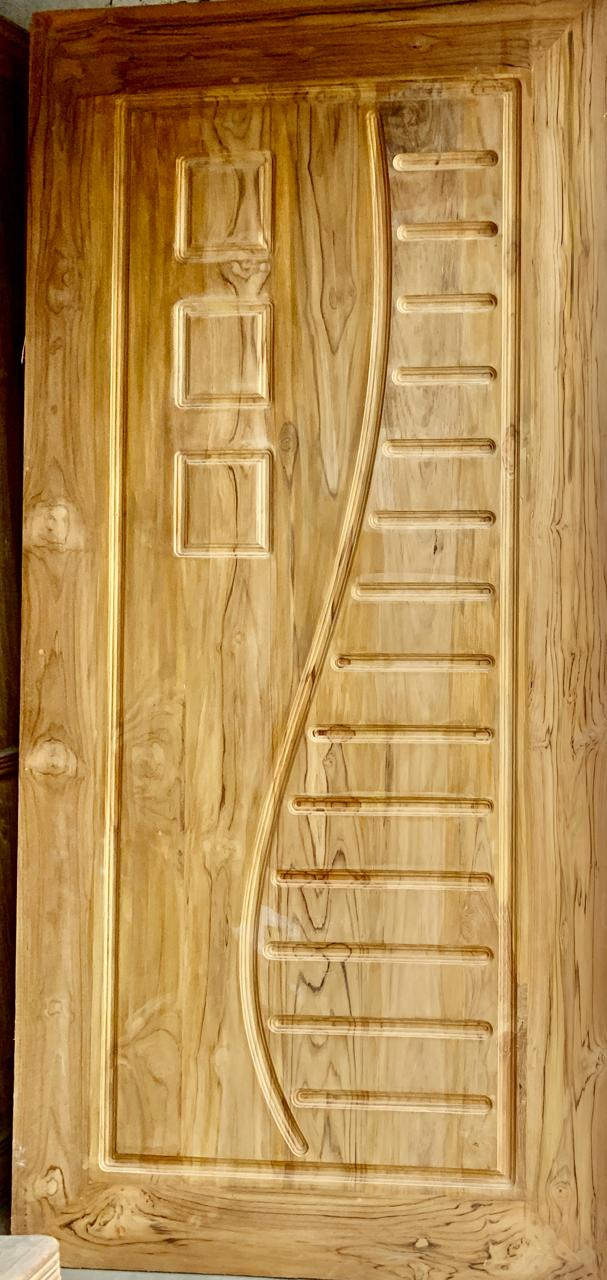 সলিড সেগুন কাঠের দরজা