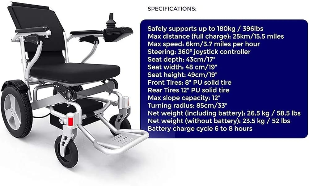 Electric Foldable Wheelchair