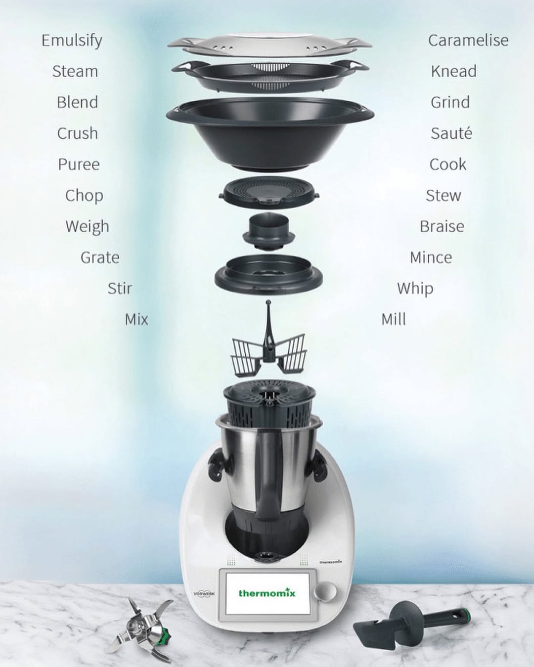 Thermomix Tm6 Multifunctional Kitchen Appliance