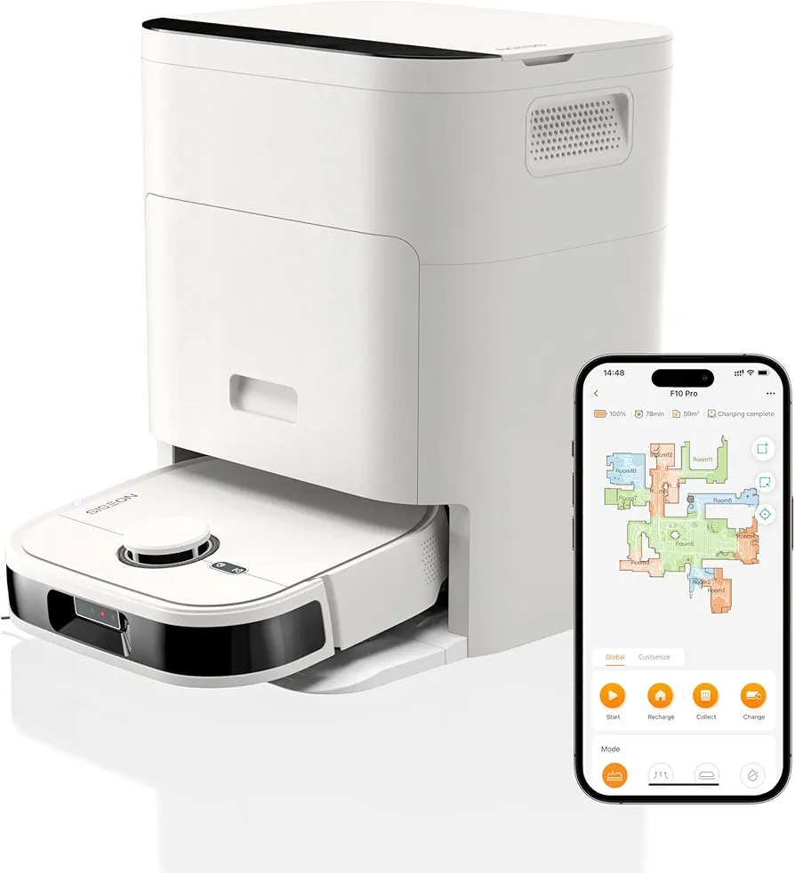 NOESIS Florio 2in1 Smart combo Robot Vacuum Cleaner