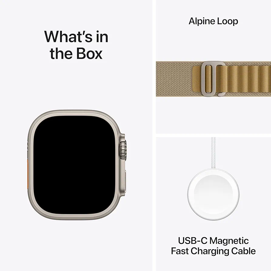 Apple Watch with Beige Band