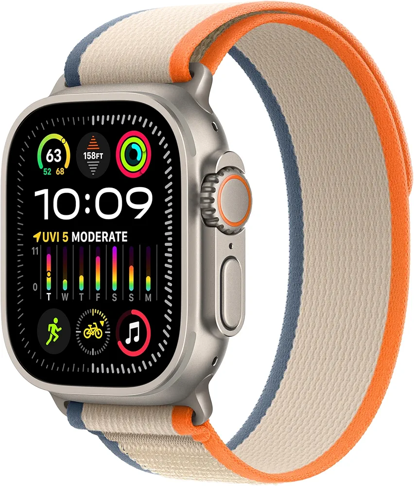 Apple watch with Multicolor Strap
