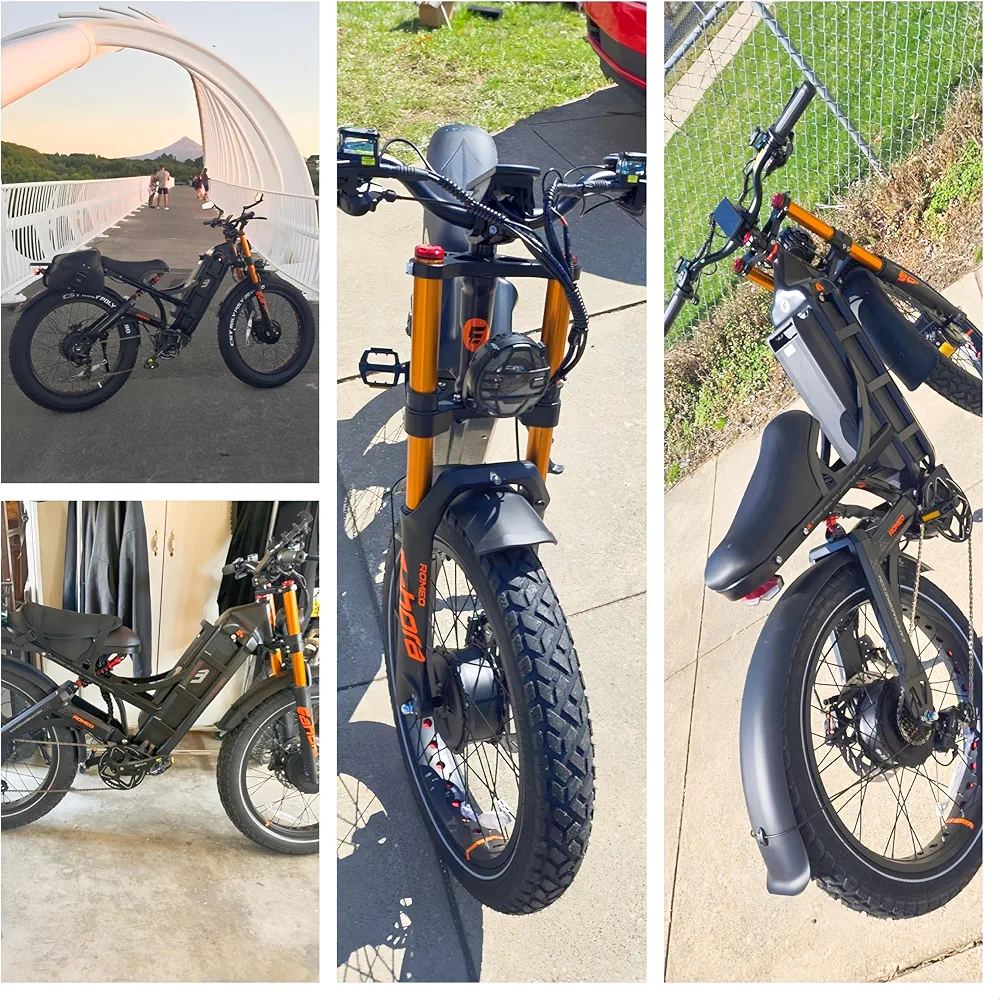 eAhora Romeo Pro Ⅱ 4000W 46MPH Dual Motor Electric Bike