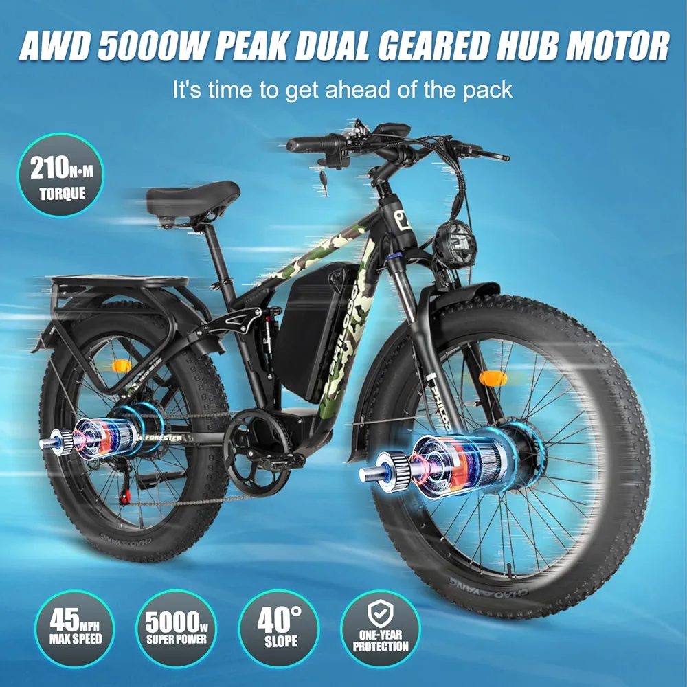 PHILODO Electric Mountain Bicycle