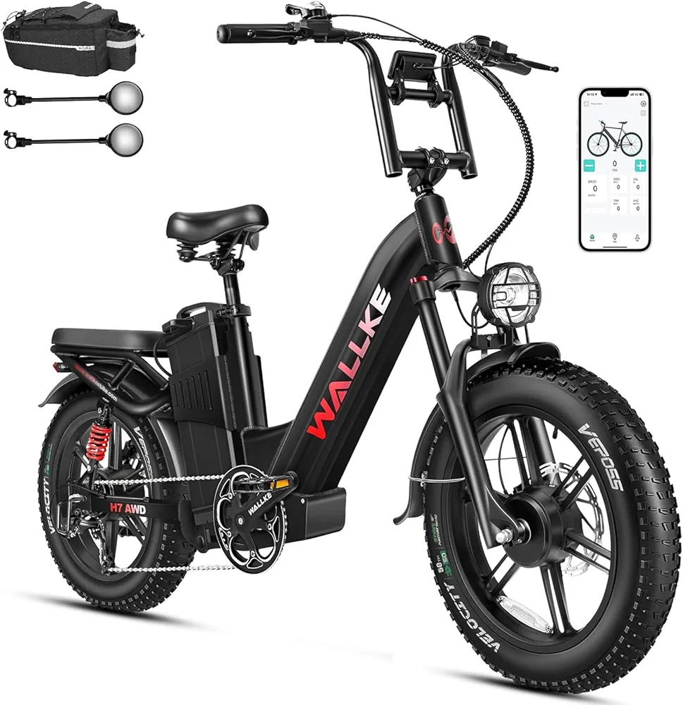 W Wallke AWD Dual Motor Electric Bike