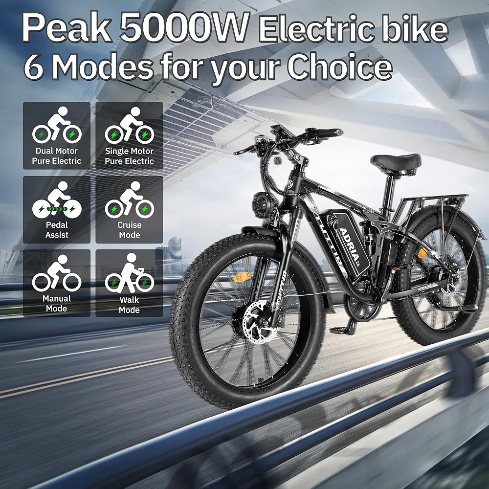 Peak 5000W Electric Bike