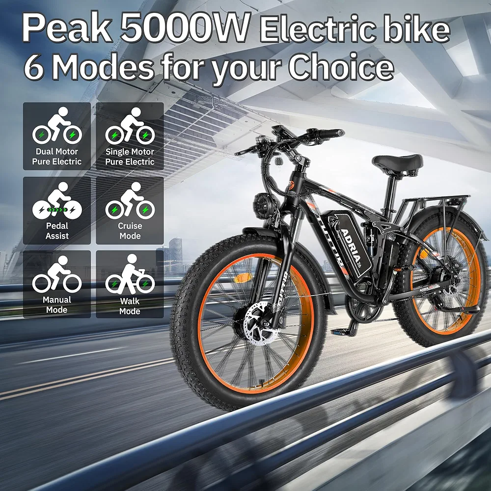 Peak 5000W Electric Bike