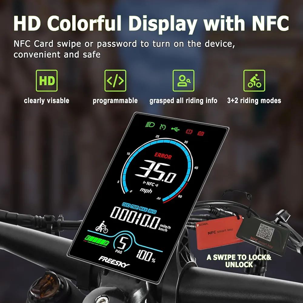 Freesky Electric Fat Tire Bike