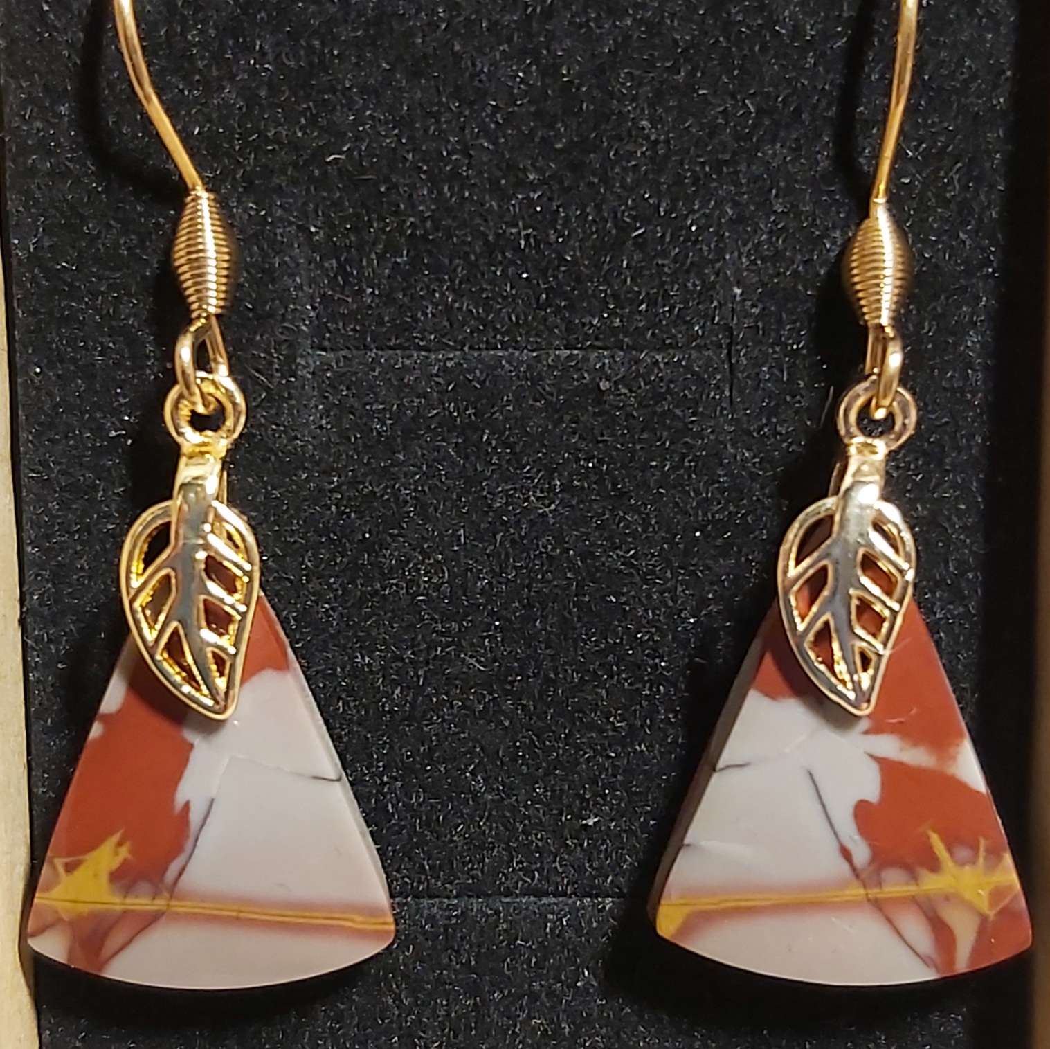 Boucles d'oreilles en Jaspe Moreena