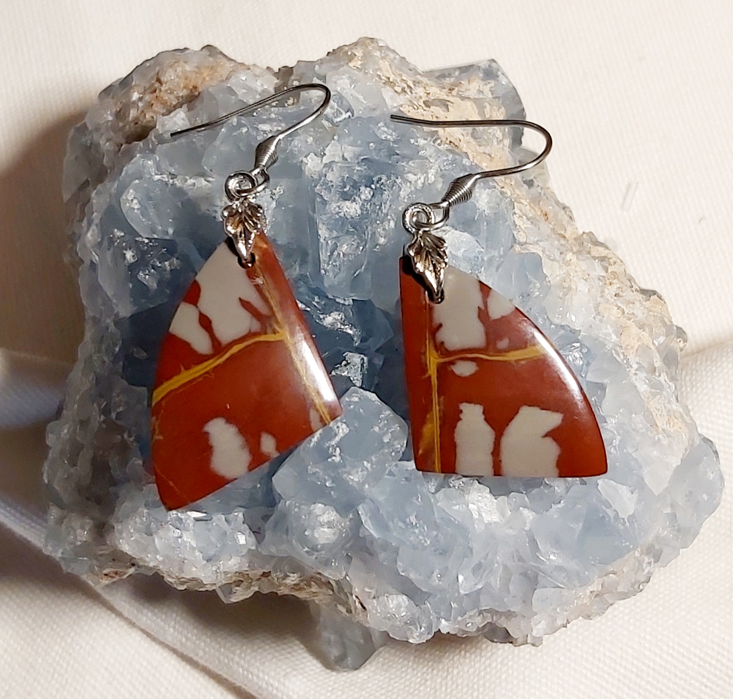 Boucles d'oreilles en Jaspe Noreena