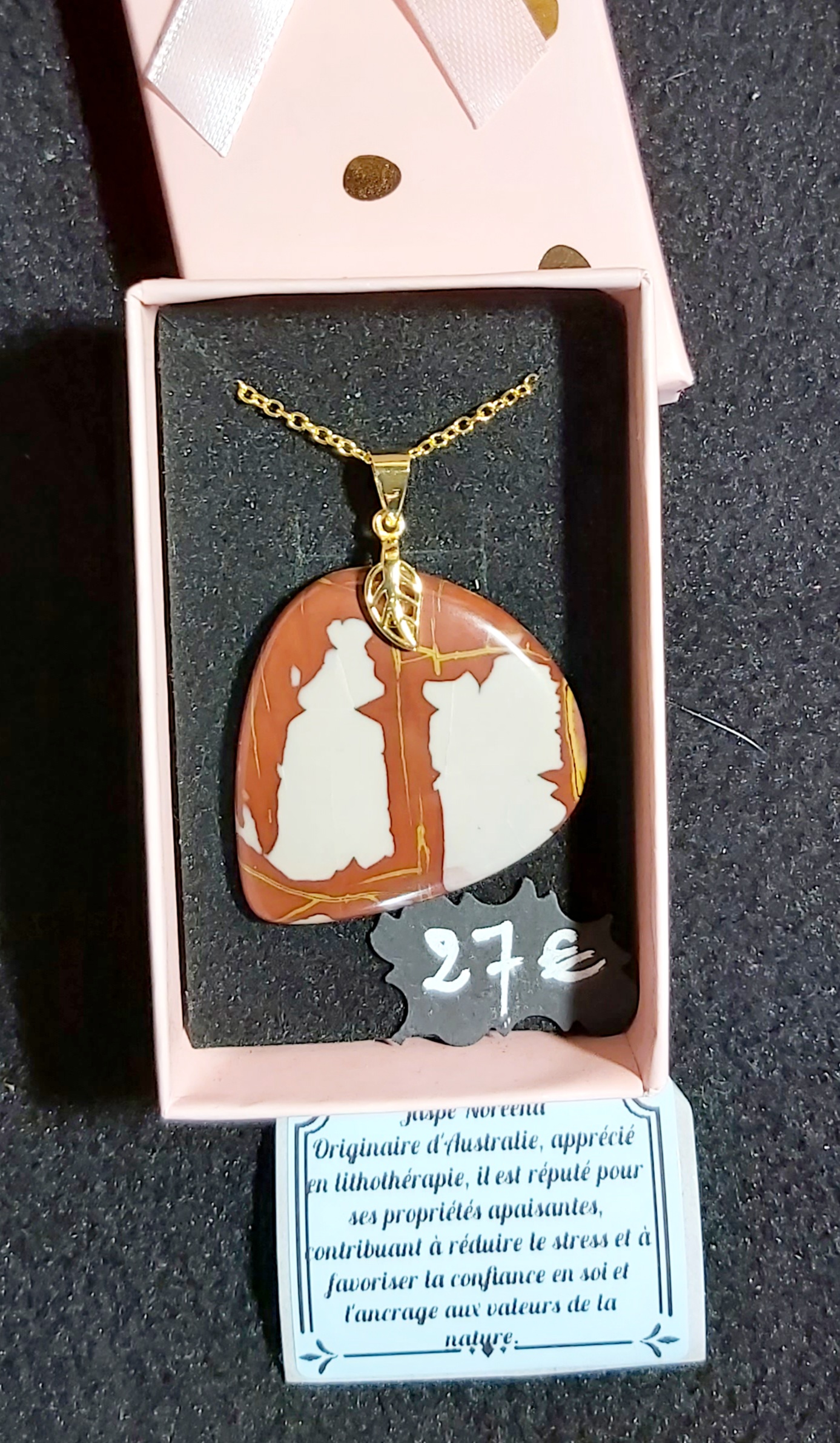 pendentif en jaspe Noreena