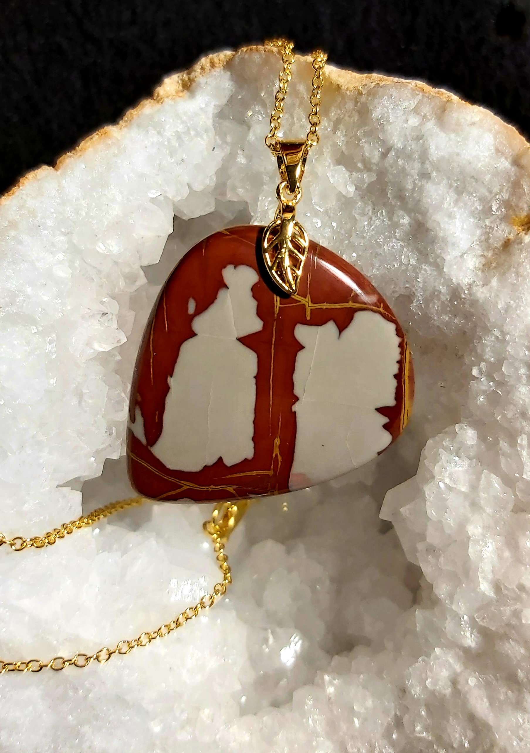 pendentif en jaspe Noreena