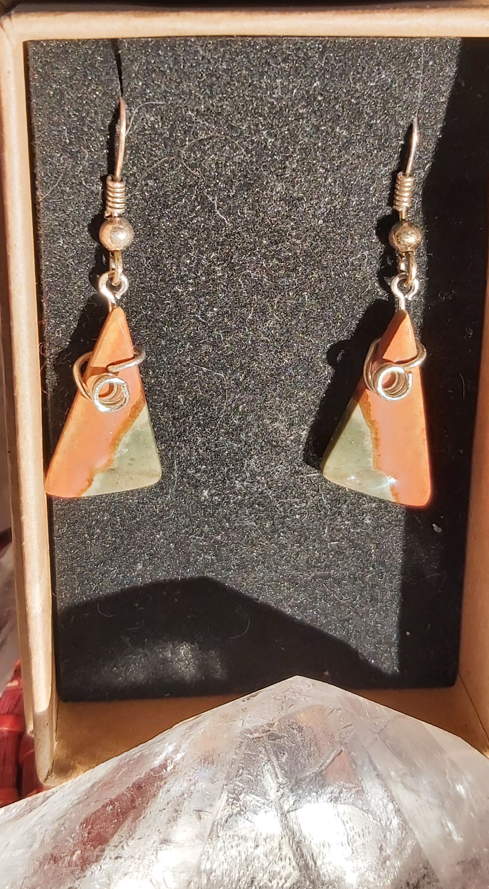 Boucles d'oreilles en jaspe Noreena