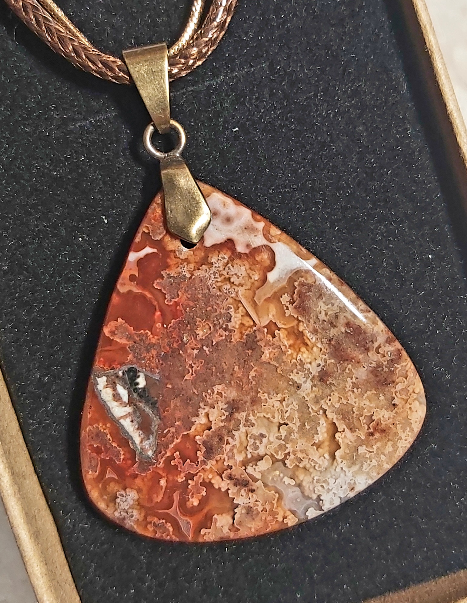 Pendentif en Agate du Botwana