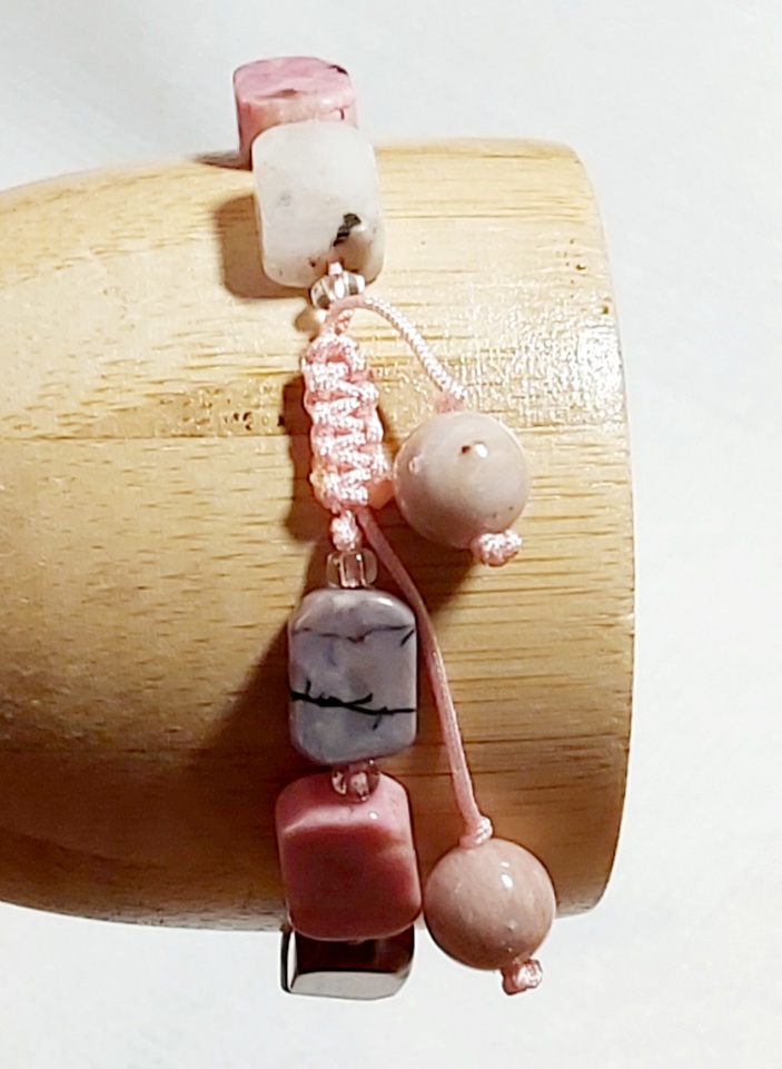 Bracelet en Rhodochrosite