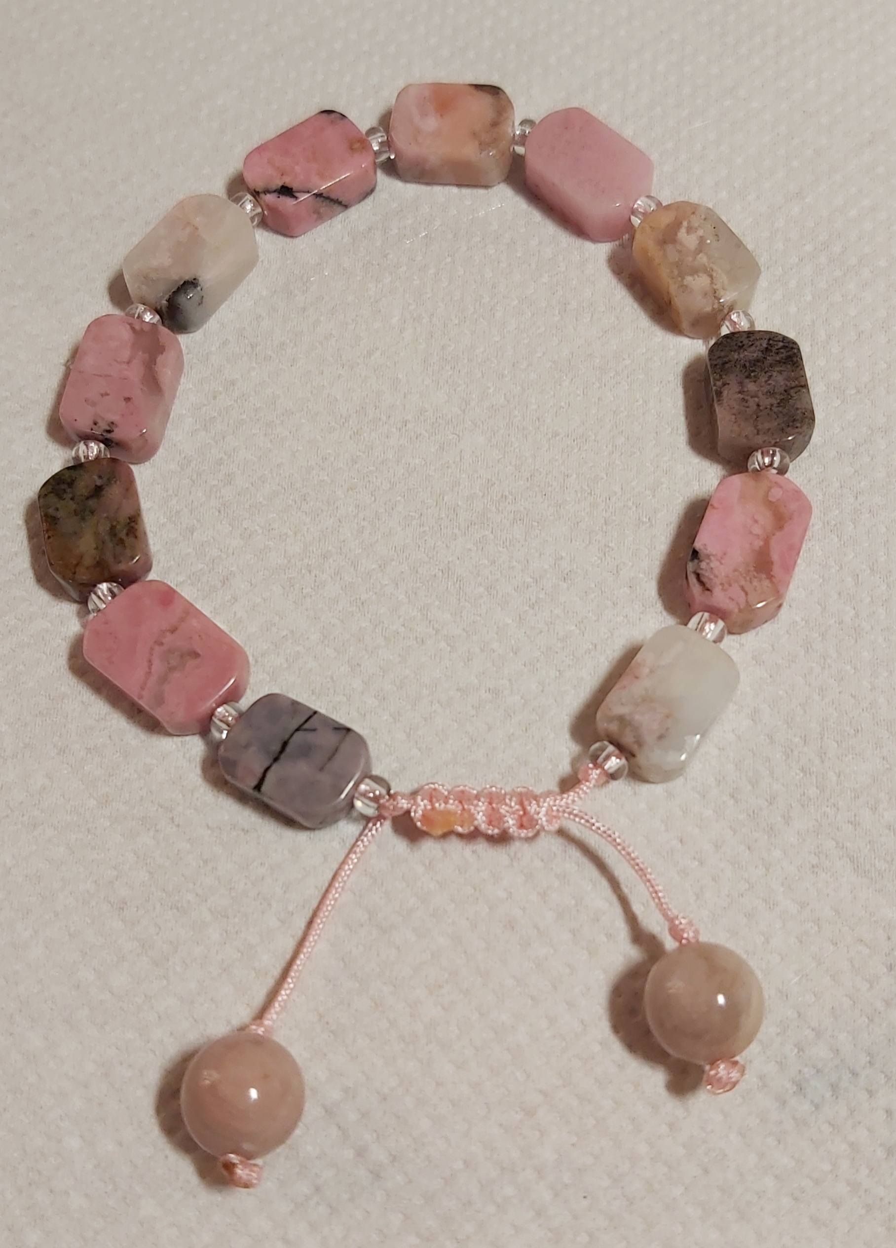 Bracelet en Rhodochrosite