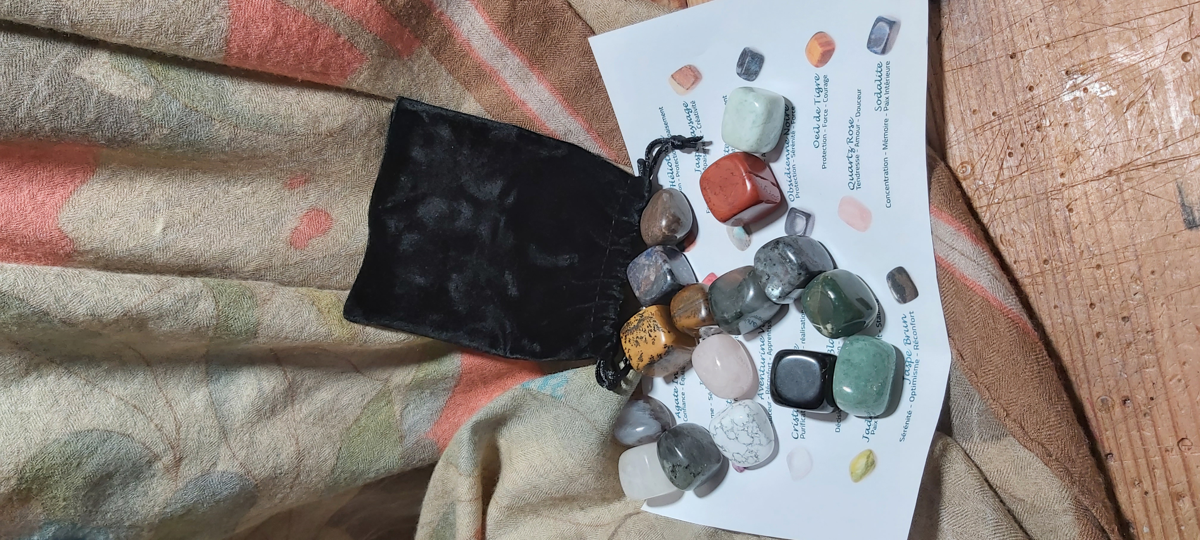 Pochon découverte "mes premières pierres"