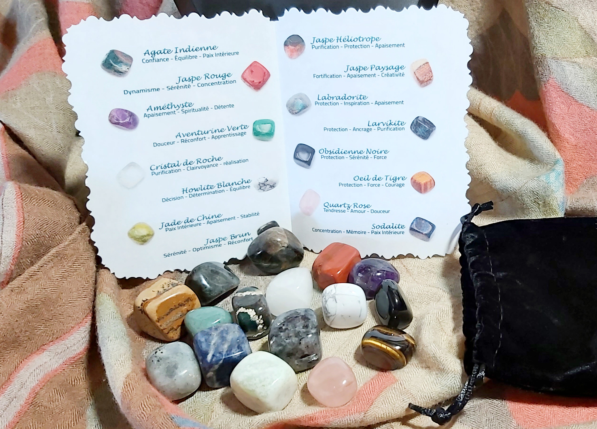 Pochon découverte "mes premières pierres"