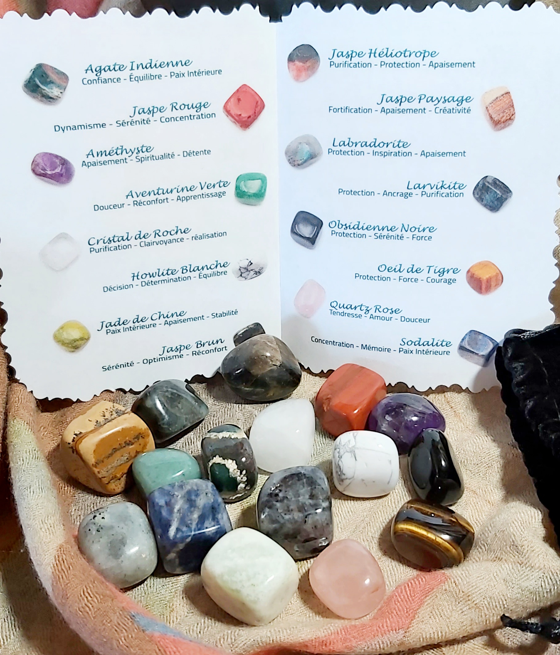 Pochon découverte "mes premières pierres"