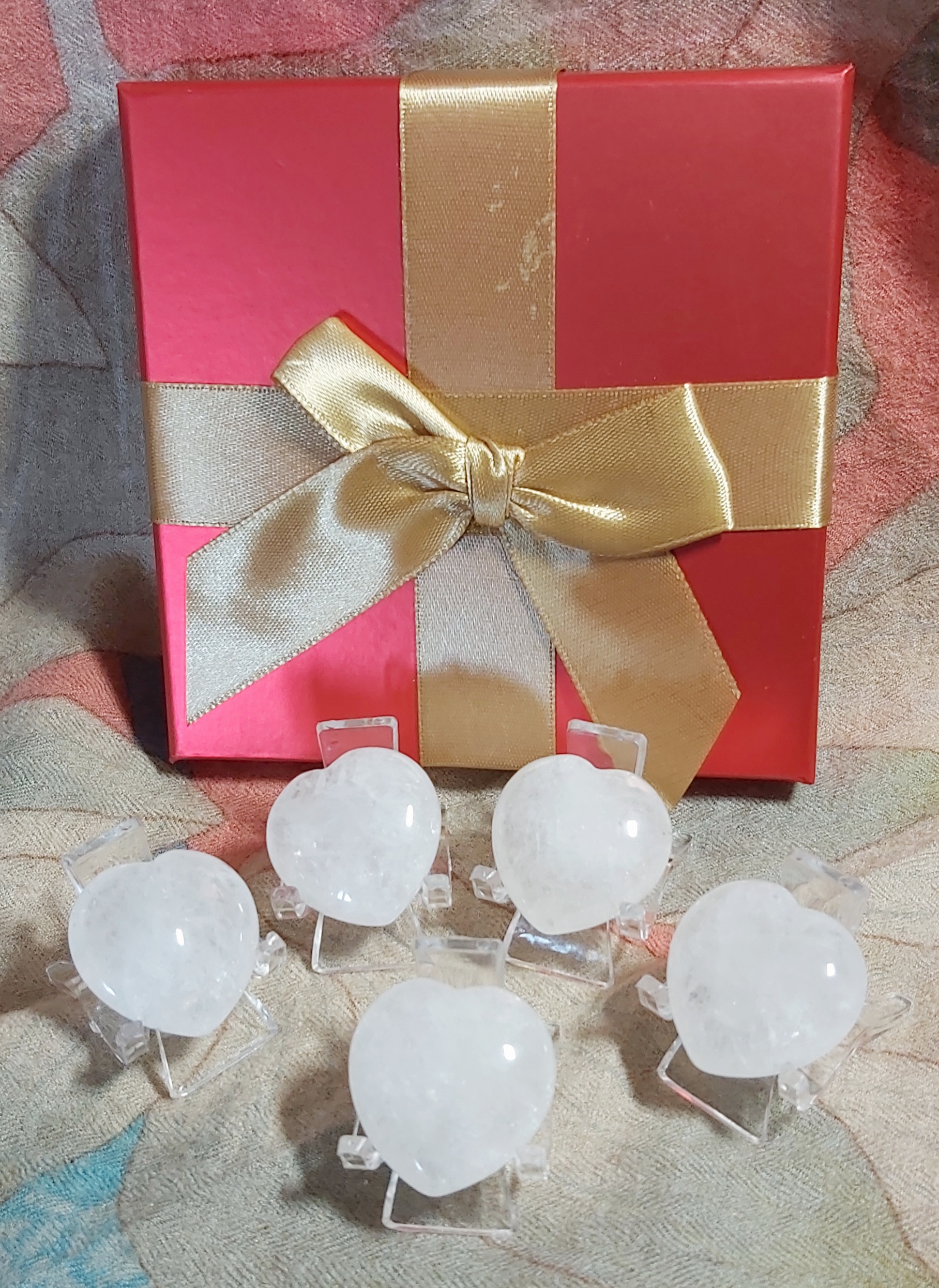 Petit cœur en cristal de roche