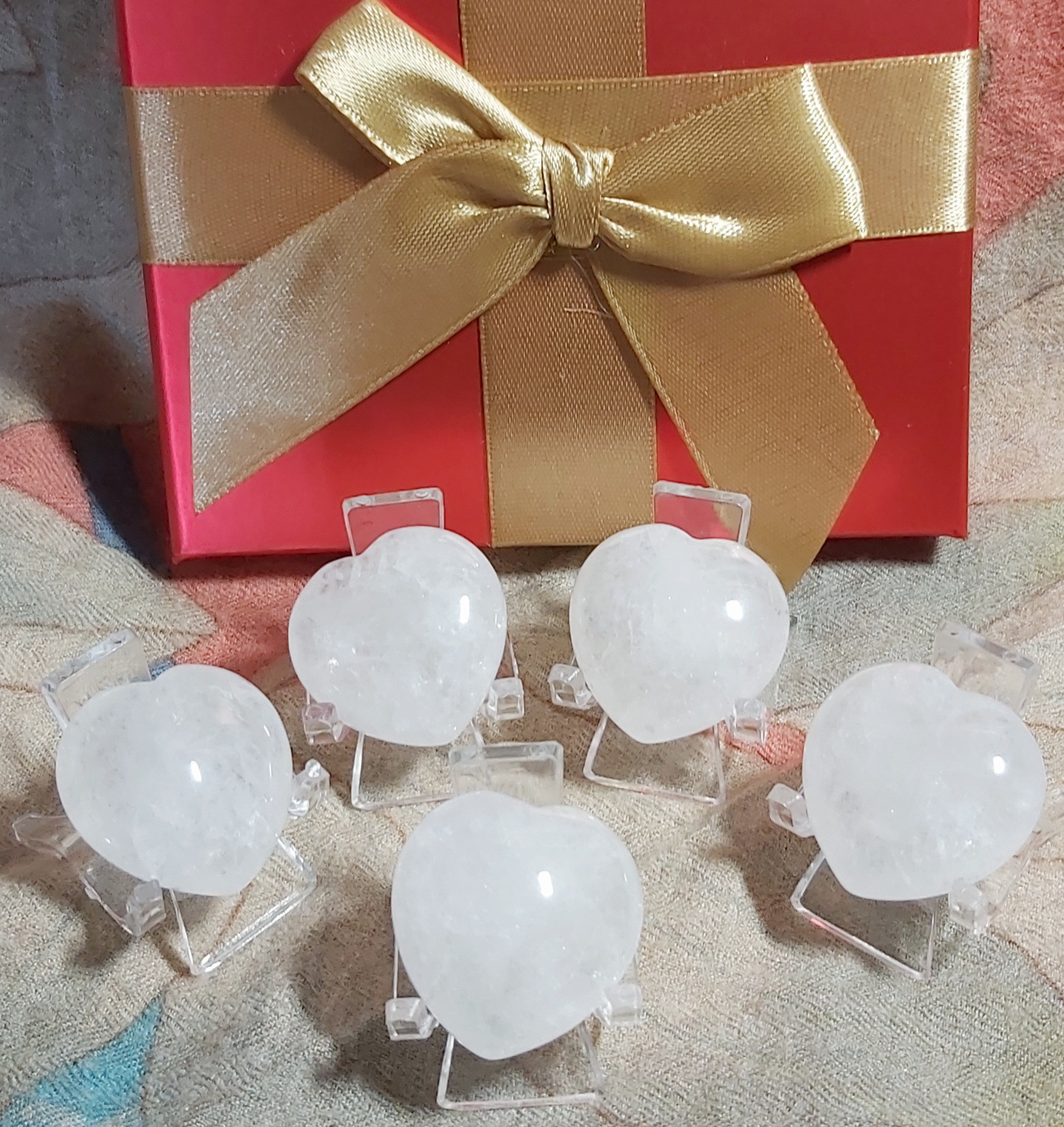 Petit cœur en cristal de roche