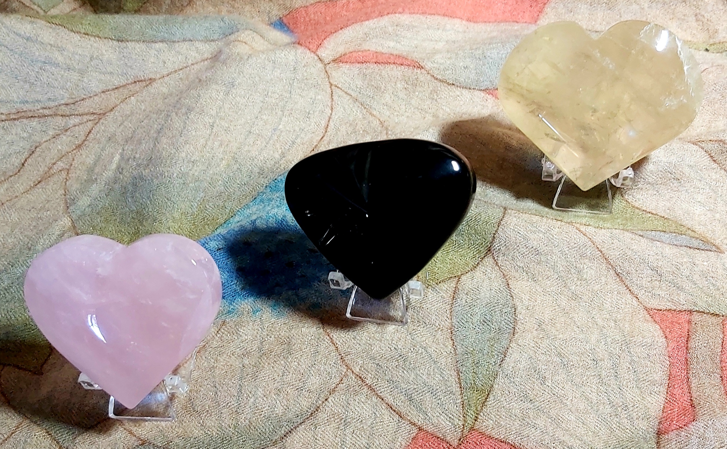 Galet coeur Quartz Rose 50/60mm